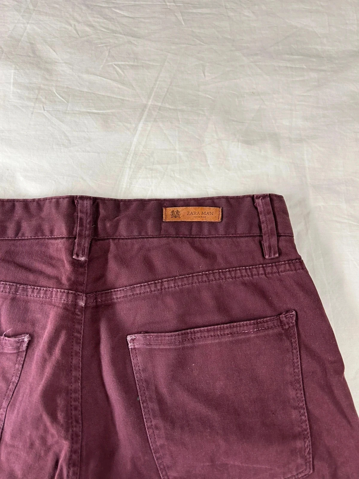 Rode bordeaux vintage jeans Zara Man – photo 12